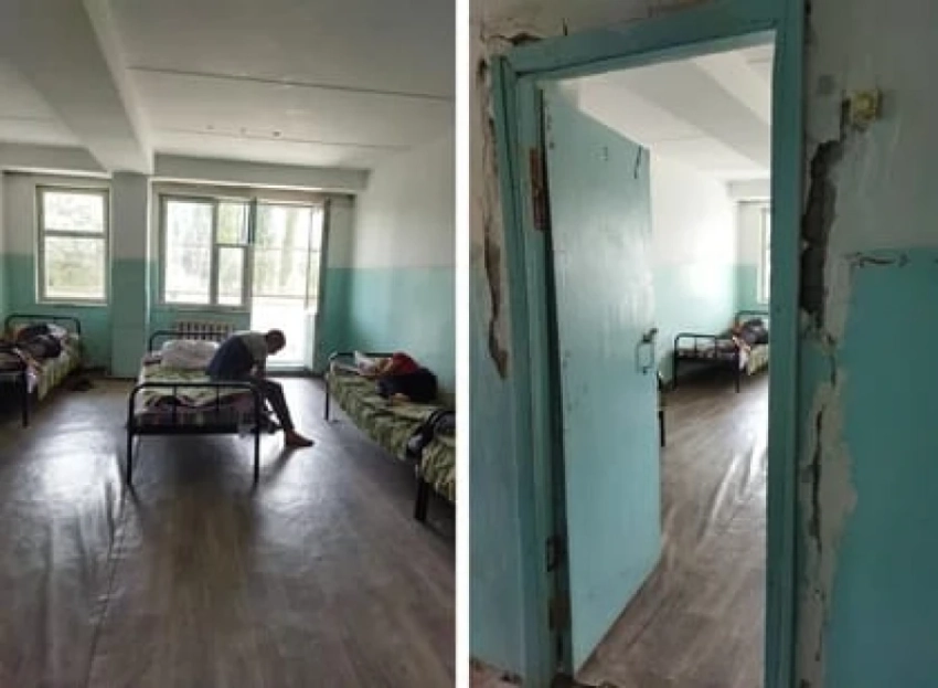 В Токмокском психоневрологическом учреждении холодно, больные ходят без тапочек