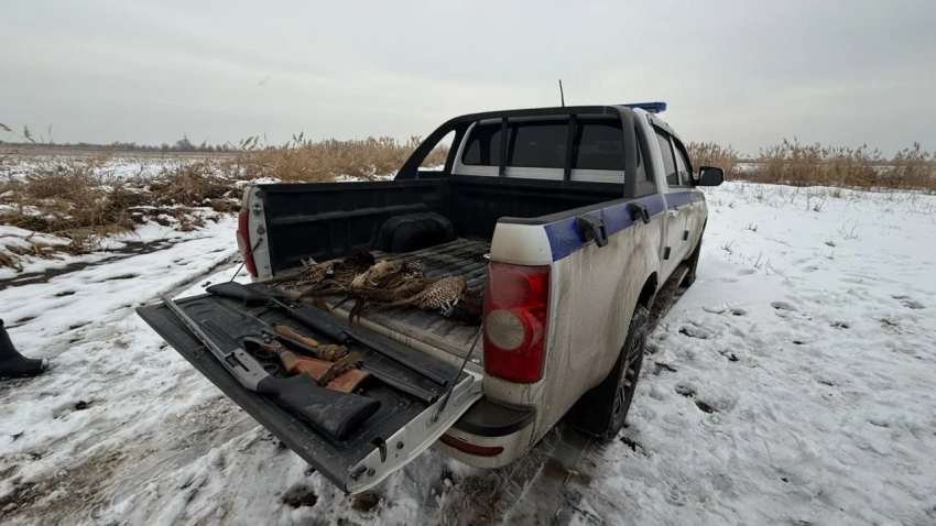 В Чуйской области задержали браконьеров и оштрафовали на 250 тысяч сомов