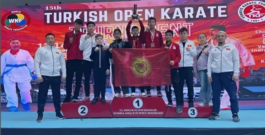 Кыргызстан завоевал три бронзы на Turkish Open Karate