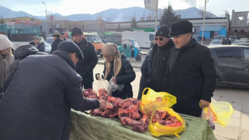 Минводсельпром рассказал, почем продавали мясо на ярмарке на Иссык-Куле