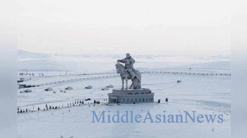 Около 80% территории Монголии покрыто снегом