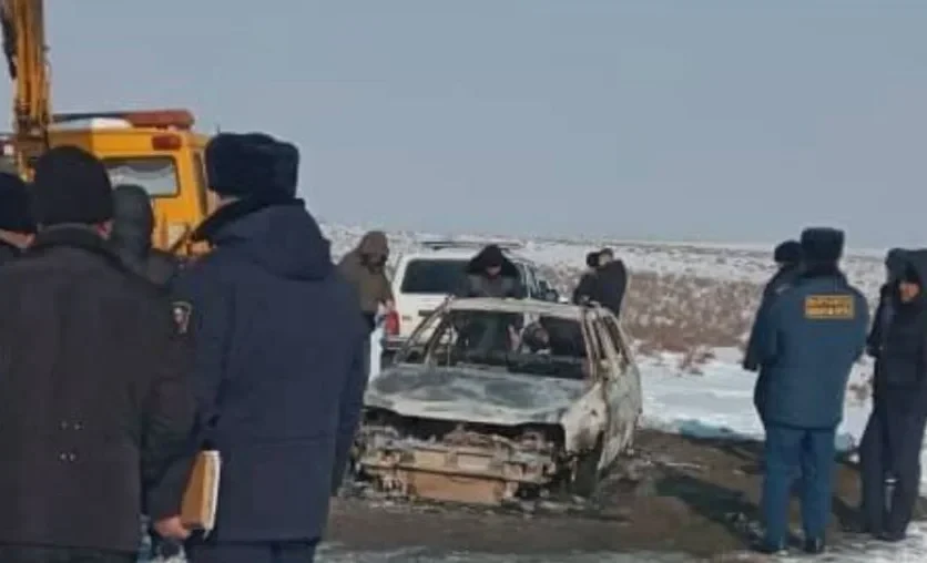 Тела парня и девочки нашли в сгоревшей машине. Возбуждено дело по статье «Убийство»