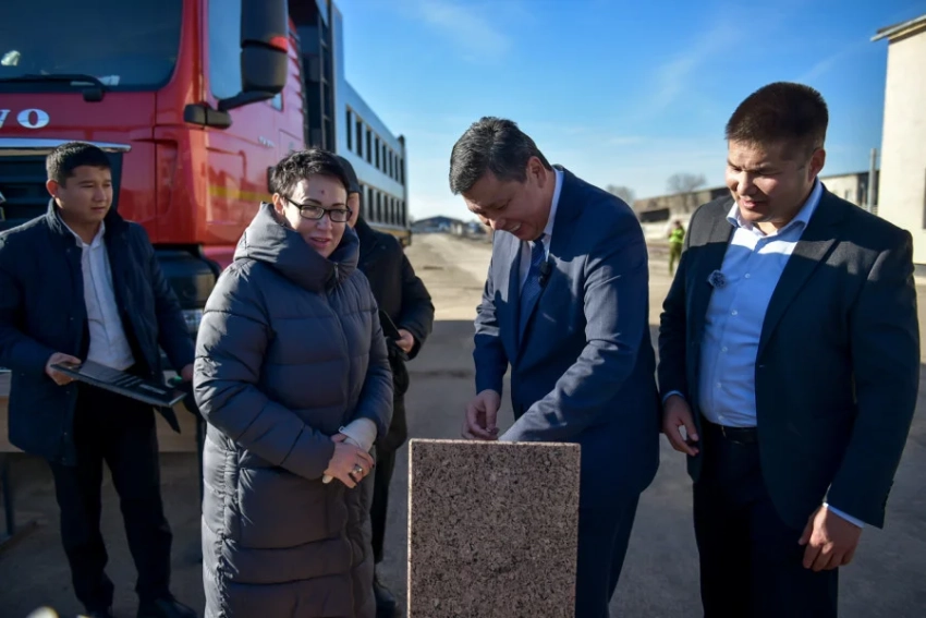 В Бишкеке начали строить производственную базу МП «Тазалык»