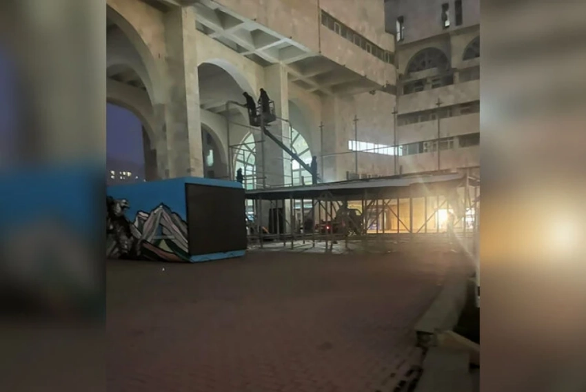 Студию «Номад-TV» убрали с площади Ала-Тоо в Бишкеке