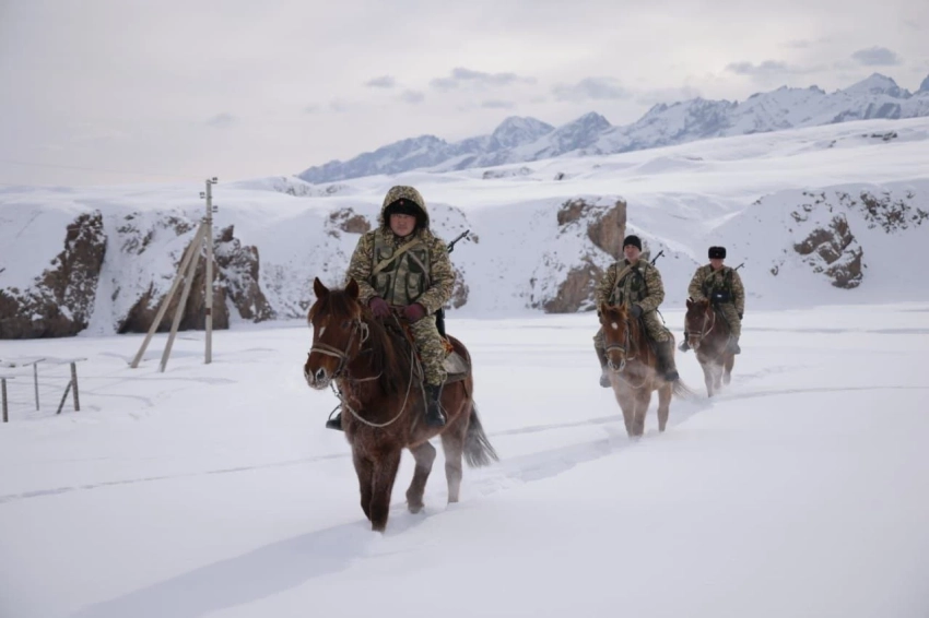 Будни пограничников: служба на границе при −50 градусах