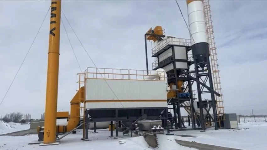 В Таласской области выявили незаконно строящийся асфальтобетонный завод