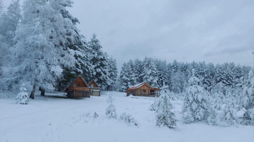 В северной Монголии за ночь температура опустилась до минус 45.2 °C