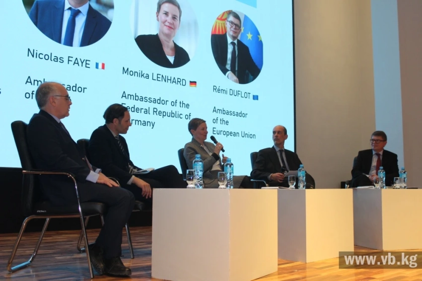 Франция и Германия представили Бишкеку свой путь от конфликта к союзу
