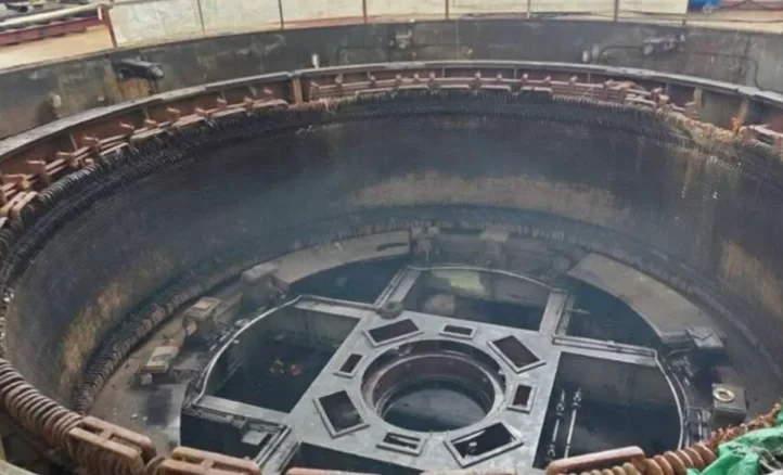 На Уч-Курганской ГЭС продолжается модернизация гидроагрегата №2