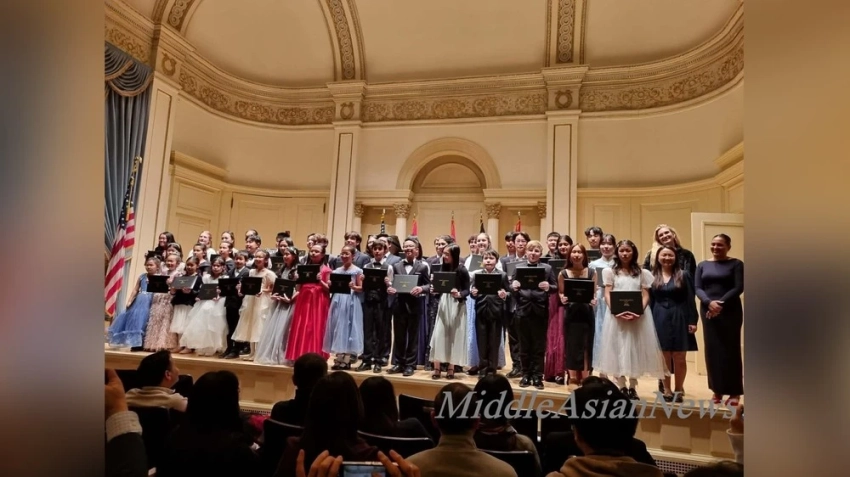 Монгольские дети собрали богатый урожай золотых медалей на Международном музыкальном конкурсе в США