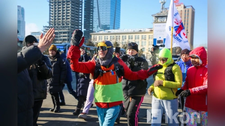 Спортсмен Цэвээндаш пробежит маршрут Улан-Батор–Пекин–Тяньцзинь