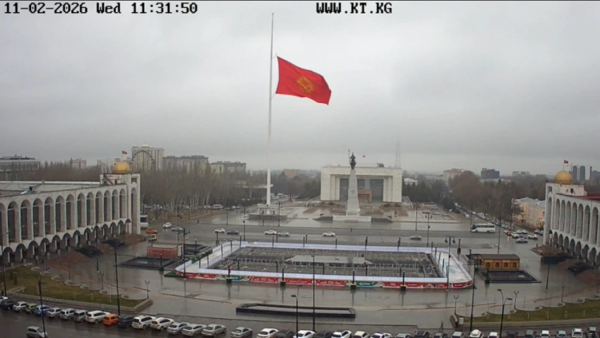 В Бишкеке разбушевался сильный ветер