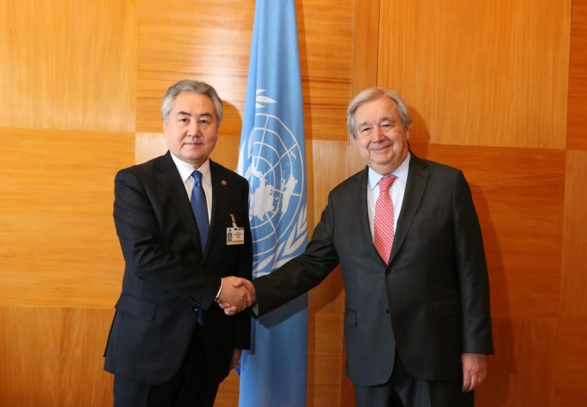 Глава МИД КР пригласил генсека ООН посетить Игры кочевников и саммит ШОС