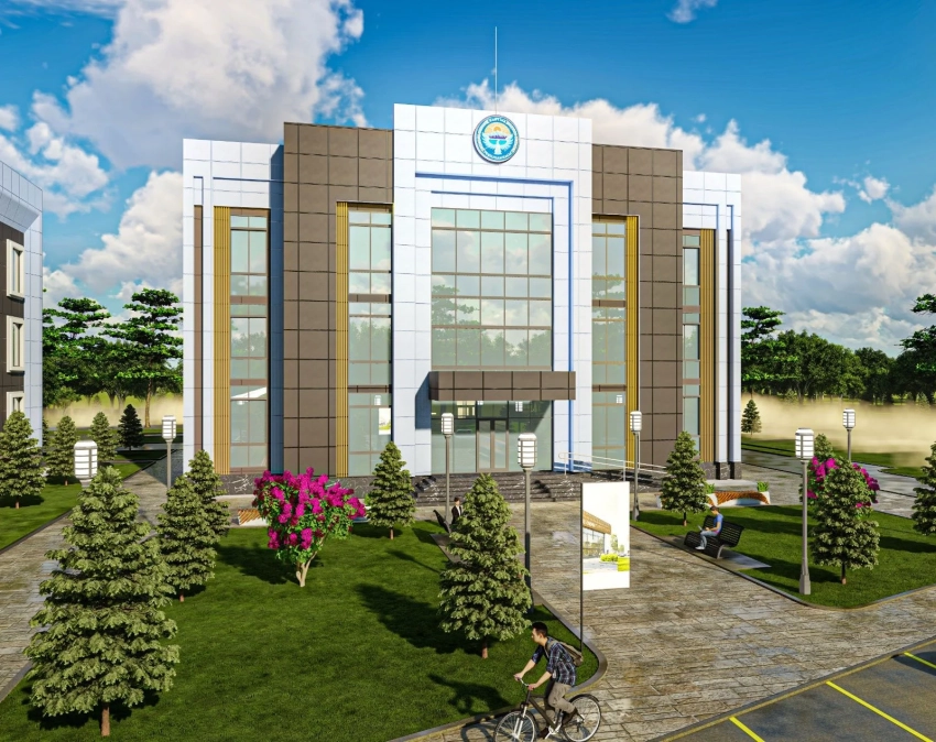 Орунтаев проверил строительство нового административного здания в Манасе