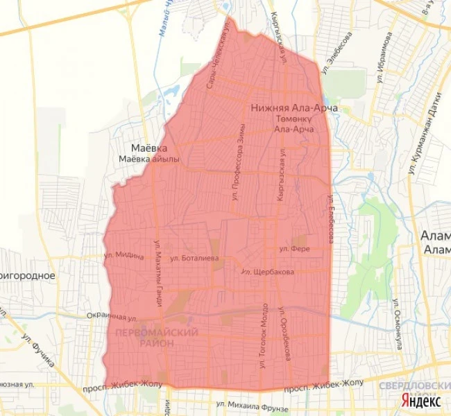 Большой район Бишкека останется на один день без холодной воды (карта)