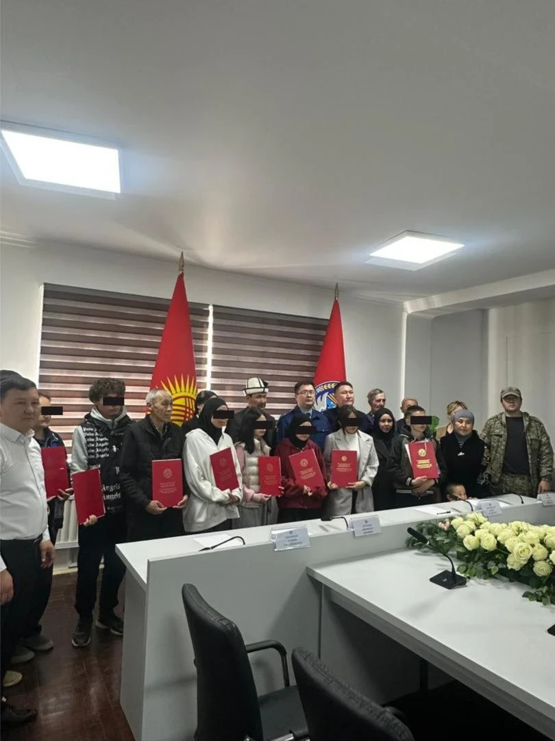 В Жайылском районе девяти детям-сиротам предоставили земельные участки