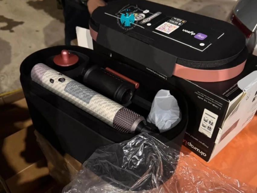 На КПП "Ак-Жол" изъяли фены и плойки на 5 млн сомов