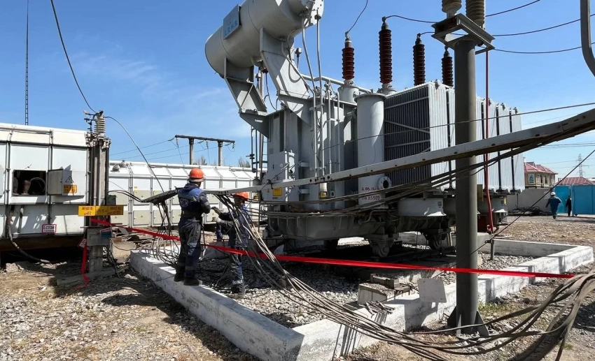 В Нарынской области начато строительство подстанции 110/35/10 кВ «Кур-Терек»
