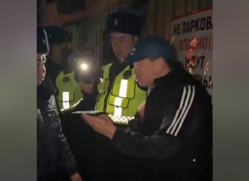 В Бишкеке задержан пьяный водитель, представившийся «журналистом»