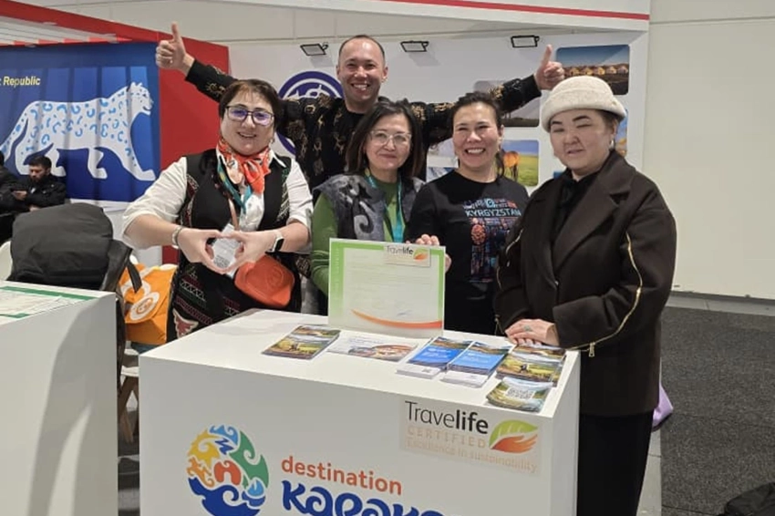 Каракол получил сертификацию Travelife Certified на выставке ITB Berlin