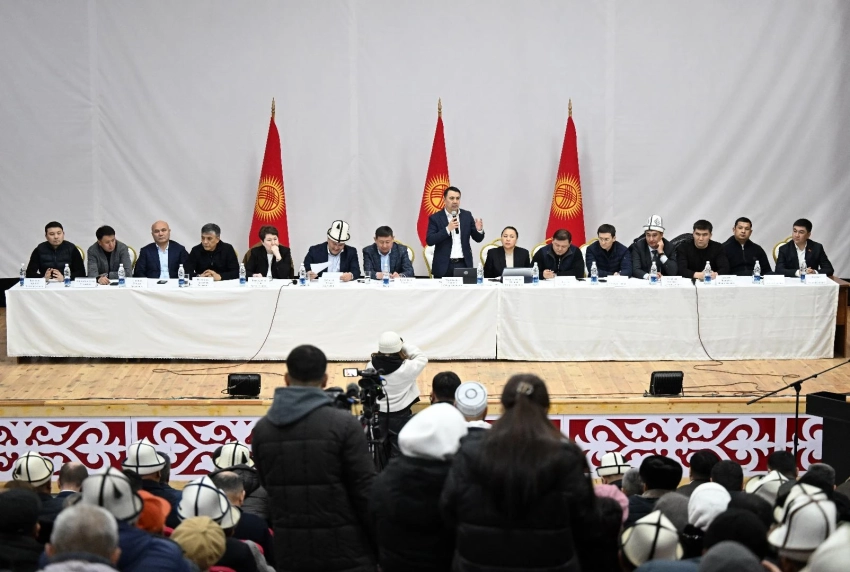 Марлен Маматалиев совершил первый рабочий визит в Талас на посту спикера ЖК