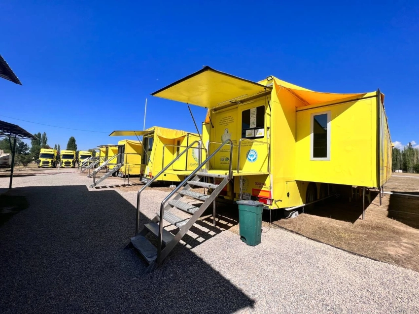 Мобильный диагностический комплекс начал работу в Ошской области