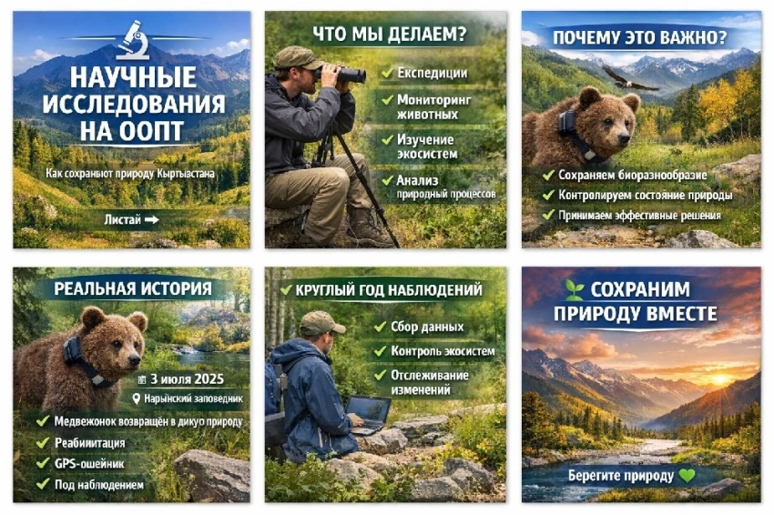 Научно-исследовательскую работу для сохранения экосистем усиливают в Кыргызстане