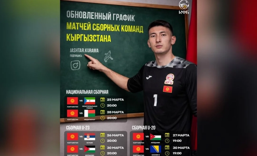 Сборные Кыргызстана по футболу проведут сборы в Анталье